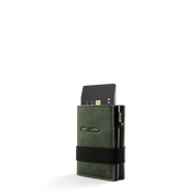 NIID Slide II Vegan Leather Mini Wallet Dark Green