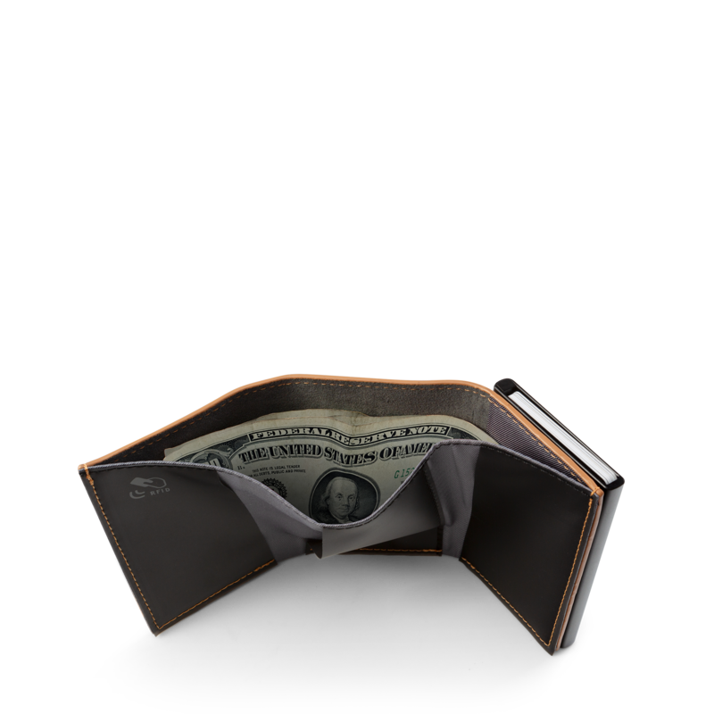 NIID Slide II Vegan Leather Mini Wallet Dark Green