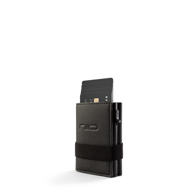 NIID Slide II Vegan Leather Mini Wallet Dark Green