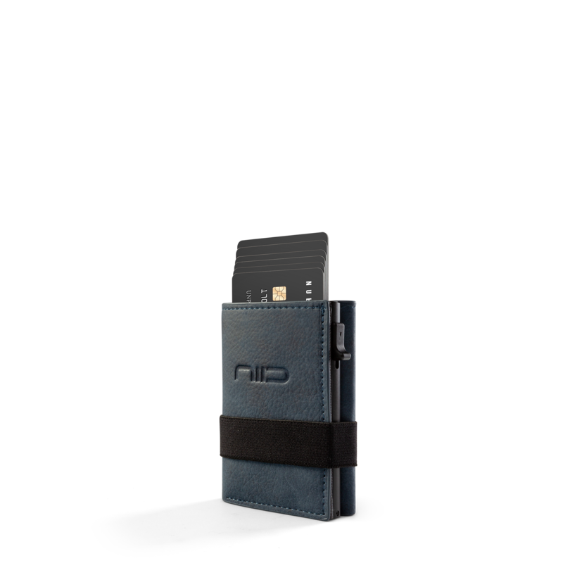 NIID Slide II Vegan Leather Mini Wallet Dark Green