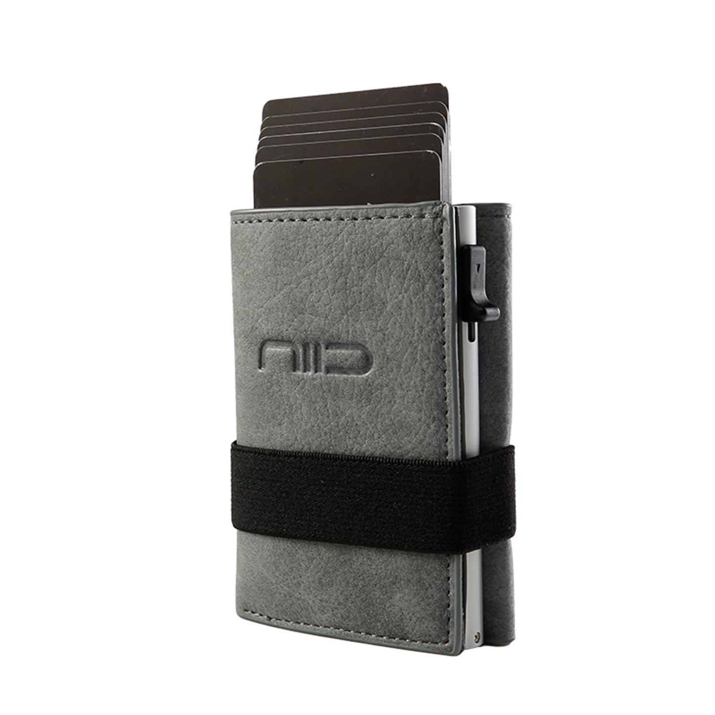 NIID Slide II Vegan Leather Mini Wallet Grey 