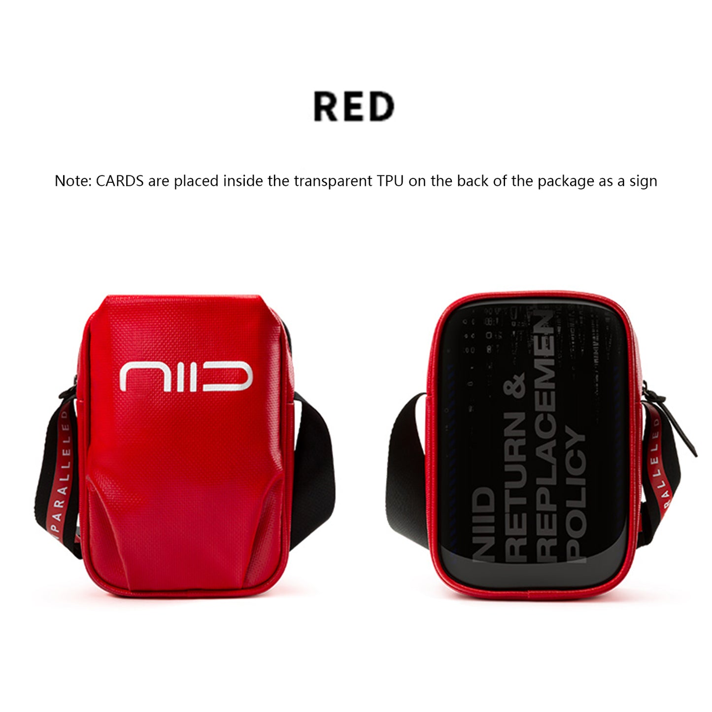 Mga Pahayag ng NIID S2 Mini Sling Bag Red 