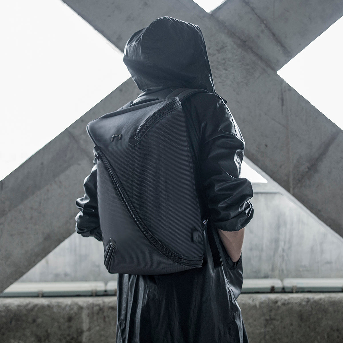 Laptop Backpack Travel Bag - Uno I Black - NIID