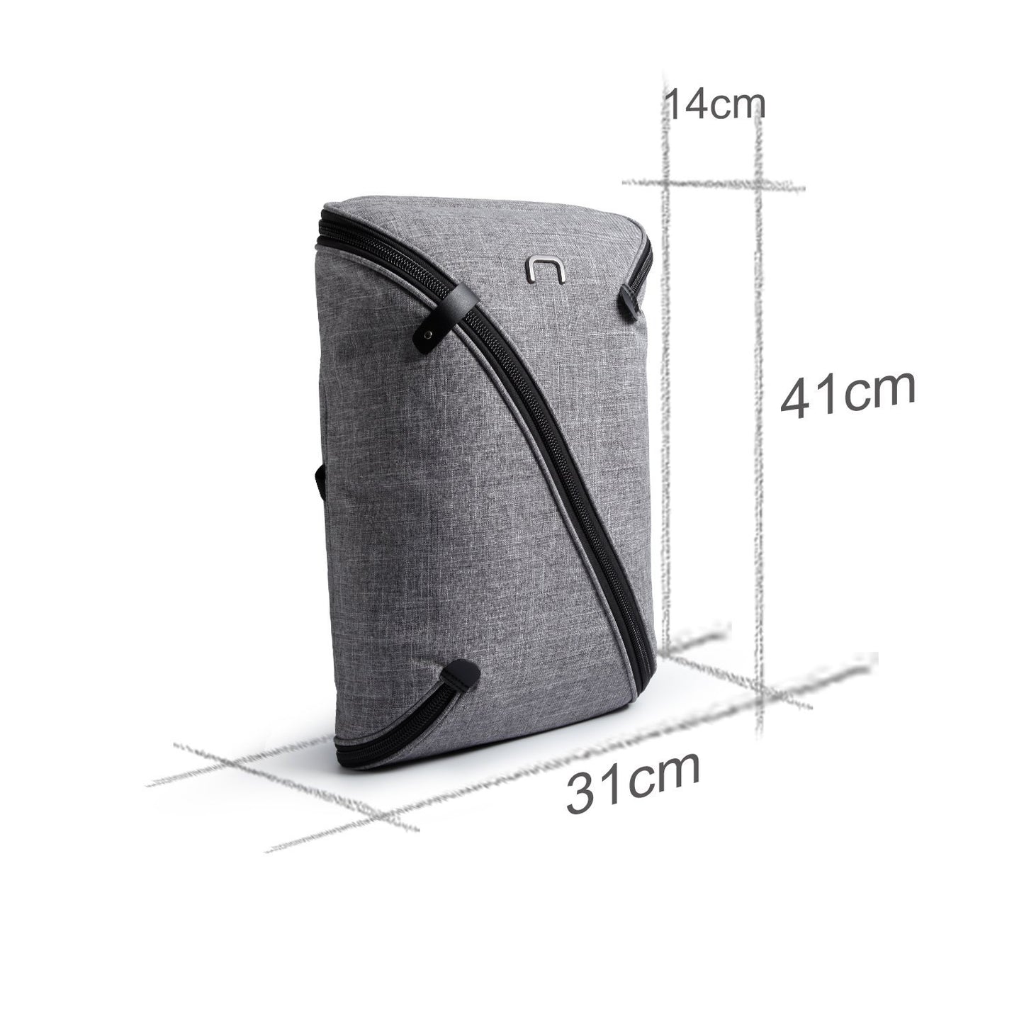 UNO II  Backpack - Light Gray - NIID